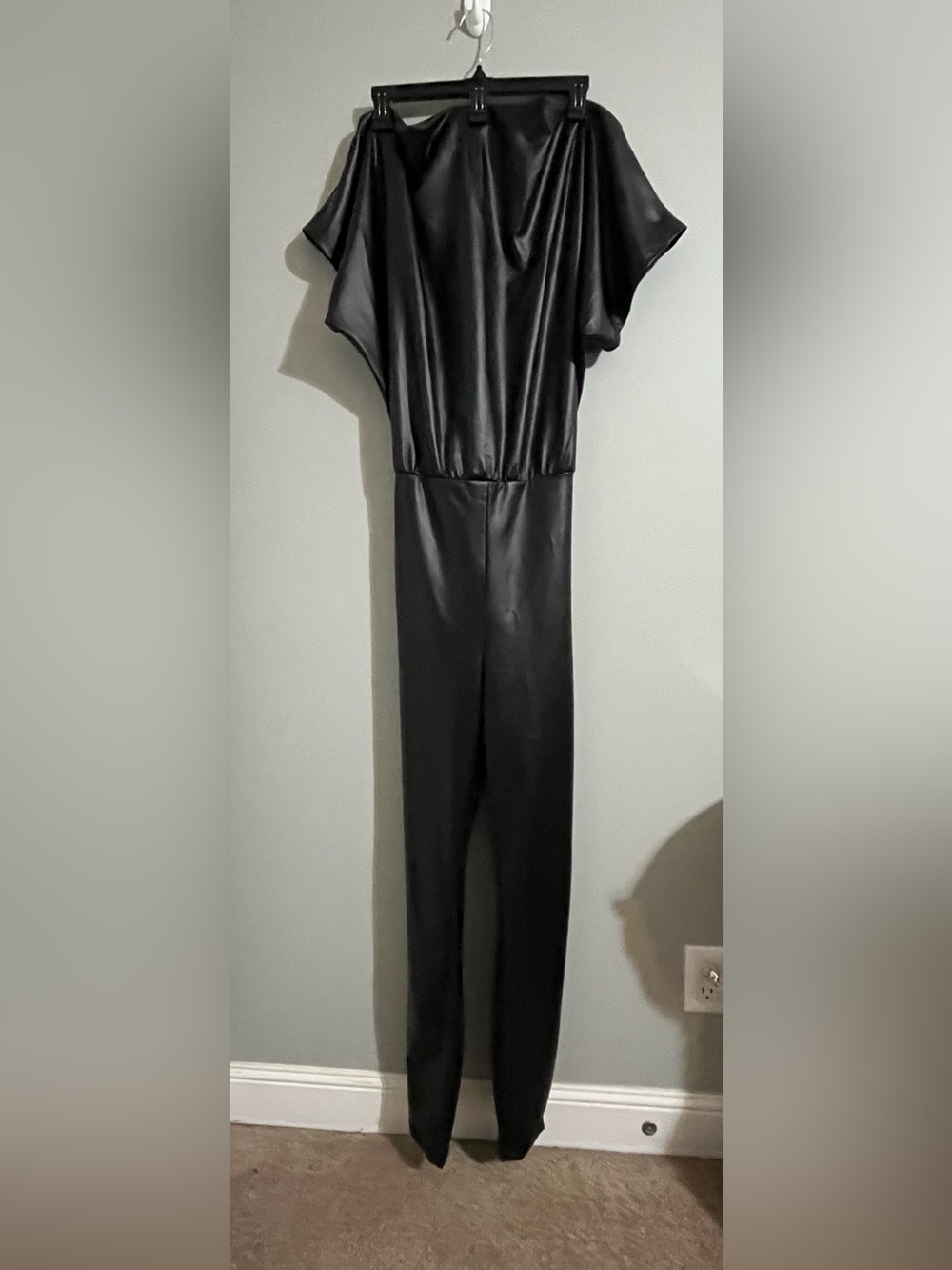 Fashion Nova Want You Back PU Jumpsuit - Picture 4 of 13